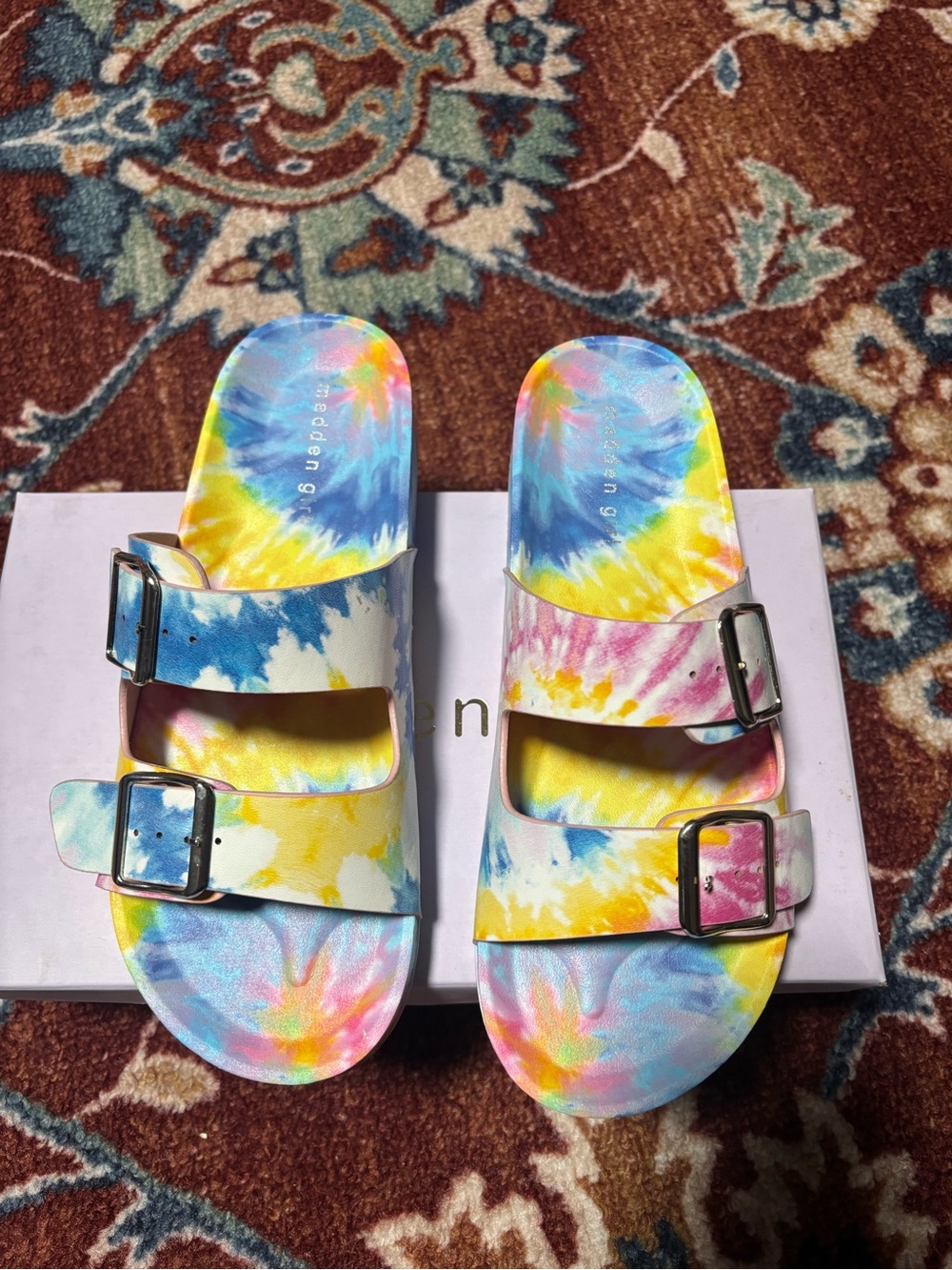 Madden Girl Teddy-T womens Slide Sandal size 9 brand new